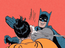 Slap Batman GIF