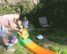 Cullen And Katie Slide GIF - Cullen And Katie Slide Ride GIFs