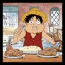 Eat Binge GIF - Eat Binge One Piece GIFs
