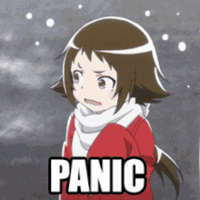 Panic Anime GIF - Panic Anime Hysteria GIFs