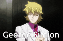 george simion is the name of the man in the white suit