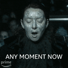 Any Moment Now Dagon Lord Of The Files GIF - Any Moment Now Dagon Lord Of The Files Elizabeth Berrington GIFs