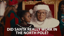 Did Santa Really Work In The North Pole Mrs Clause GIF - Did Santa Really Work In The North Pole Mrs Clause Santa Clause GIFs