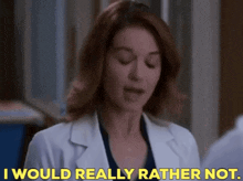 Greys Anatomy April Kepner GIF - Greys Anatomy April Kepner I Would Really Rather Not GIFs