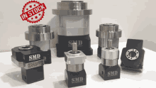 a group of smd gearboxes sitting on a table