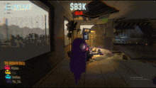 a screen shot of a video game that says $ 83k on the ceiling