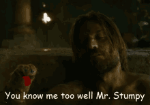 game of thrones jaime lannister funny you know me too well mr stumpy
