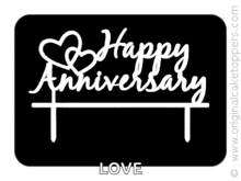 a cake topper that says " love " on a black background