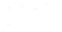 a row of white stars on a white background