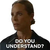 a woman is asking if she understands a question