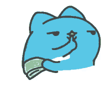 blue cat bugcat capoo bribe