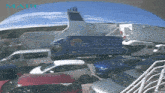 a picture of a parking lot has the word maib on the bottom right