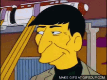 Leonard Nimoy - The Simpsons GIF - The Simpsons Leonard Nimoy Teleportation GIFs