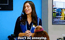 Superstore Amy Sosa GIF - Superstore Amy Sosa Dont Be Annoying GIFs
