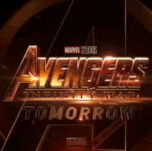 Avengers Infinity War Marvel Studios GIF - Avengers Infinity War Marvel Studios Tomorrow GIFs