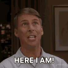 Here I Am Kenneth Parcell GIF - Here I Am Kenneth Parcell 30rock GIFs