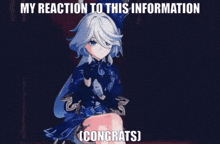 My Reaction To That Information Congrats GIF