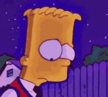 Bart Simpson Sad GIF - Bart Simpson Sad Looking Down GIFs
