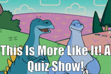 Harry And His Bucket Full Of Dinosaurs Quiz Show GIF - Harry And His Bucket Full Of Dinosaurs Quiz Show This Is More Like It A Quiz Show GIFs