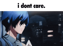 Persona 3 Reload I Dont Care GIF - Persona 3 Reload I Dont Care I Don'T Care GIFs