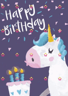 happy birthday unicorn unicorn birthday