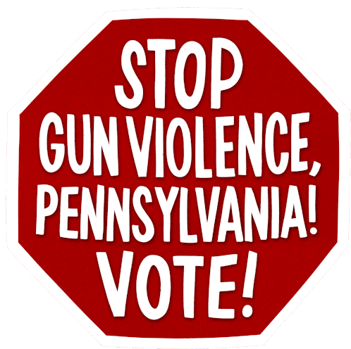 Stop Gun Violence Heysp Sticker - Stop Gun Violence Heysp Pittsburgh Stickers