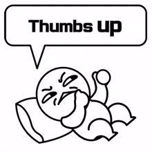 thumbs man