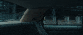 a car with a broken windshield is parked on a street