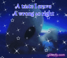 a picture of a polar bear with the words " a taste i crave a wrong so right " on it