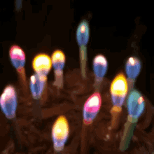 Birthday Candles Birthday Cake GIF