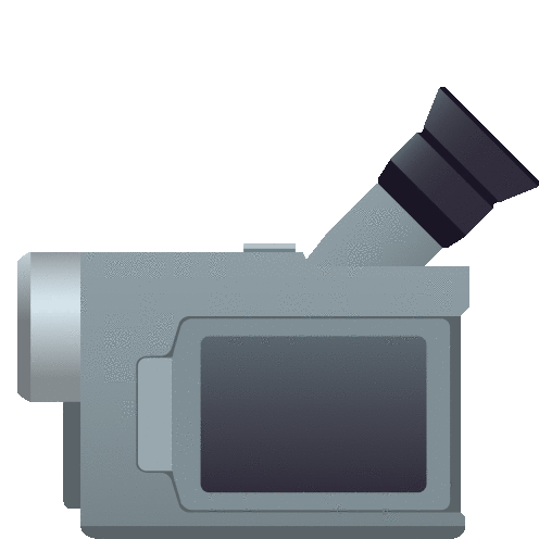 Video Camera Objects Sticker - Video Camera Objects Joypixels Stickers