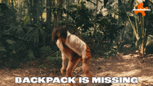 a nickelodeon ad shows a person in the jungle