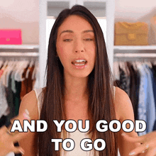 And You Good To Go Shea Whitney GIF - And You Good To Go Shea Whitney Ready To Go GIFs