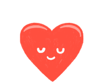 Spinning Heart Love Sticker