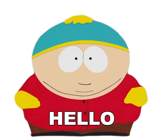 Hello Cartman Sticker - Hello Cartman Southpark Stickers