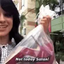 Camila Cabello Not Today GIF - Camila Cabello Not Today Satan GIFs