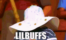 lilbuffs big hat uncover smile