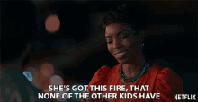 Shes Got This Fire That None Of The Other Kids Have Heather Headley GIF - Shes Got This Fire That None Of The Other Kids Have Heather Headley Helen Decatur GIFs