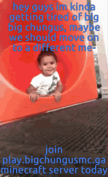 Baby Slide GIF - Baby Slide Big Chungus GIFs