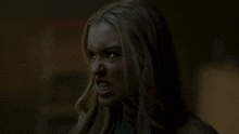 Snarling Luna Briggs GIF - Snarling Luna Briggs Wolf Pack GIFs