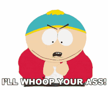 ill whoop your ass eric cartman south park s7e15 christmas in canada