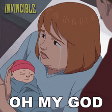 Oh My God Betsy Wilkins GIF - Oh My God Betsy Wilkins Invincible Atom Eve GIFs