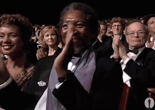 Morgan Freeman Applause GIF - Morgan Freeman Applause Clap GIFs
