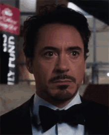 Robert Downey Jr Stare GIF