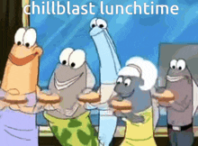 Spongebob Meme Chillblast Lunchtime GIF
