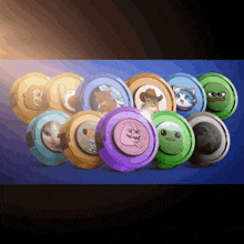 a bunch of coins with one that says ' i 'm sorry ' on it