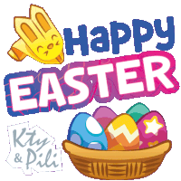 Easter Happyeaster Sticker - Easter Happyeaster Pascua Stickers