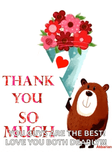 Animated Greeting Card Thank You So Much GIF - Animated Greeting Card Thank You So Much GIFs