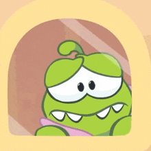 Looking Out The Window Om Nom GIF - Looking Out The Window Om Nom Cut The Rope GIFs