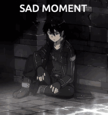 Sad Kirito GIF